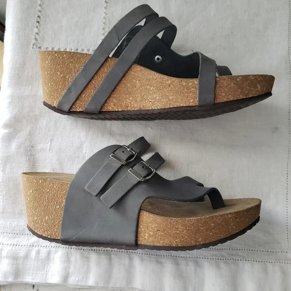 BioGold Wedge Sandals Size 8 - Picture 13 of 17